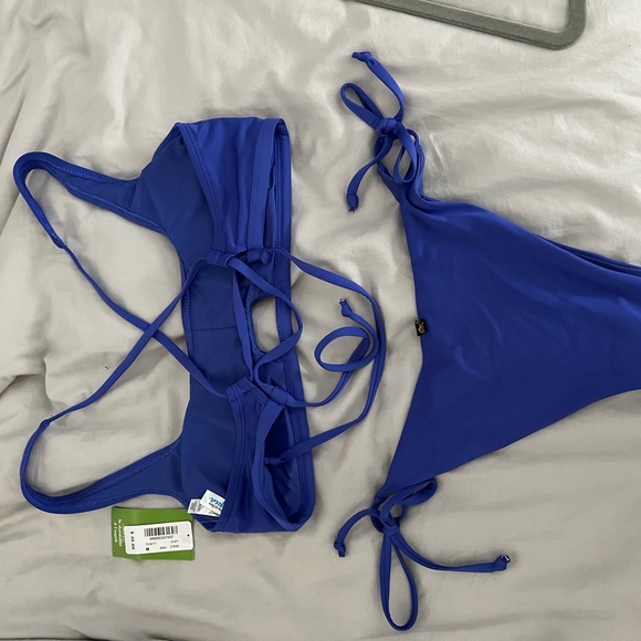 La vien rose bathing suit in blue - Picture 2 of 2